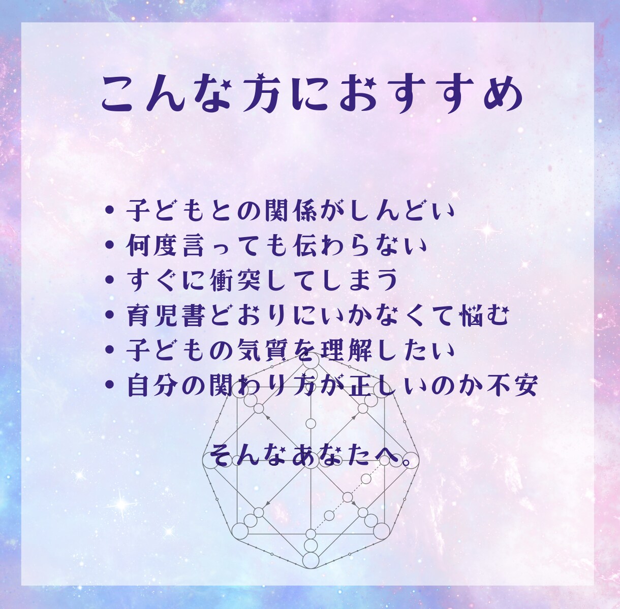 親子の相性と関わり方が分かる深層数秘鑑定いたします ぶつかる理由が腑に落ちる！お子さまの相性を読み解きます。 イメージ5