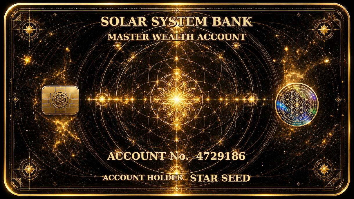 宇宙銀行の太陽系星を特定し口座開設。金運開花します 星名・銀行名・支店・所在地・口座番号・暗証番号まで完全開示 イメージ10
