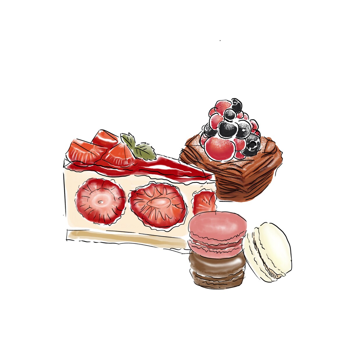 商用OK⭐︎手描きのお洒落なイラスト書きます 現役デザイナーがお洒落でわかりやすい手描きイラスト描きます イメージ9