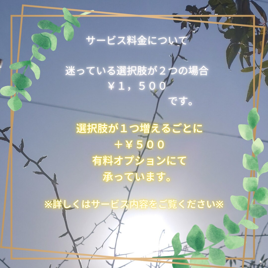 あなたが進みたい方向へ進むお手伝いをします どちらを選べば良いのか迷っているあなたへ イメージ5