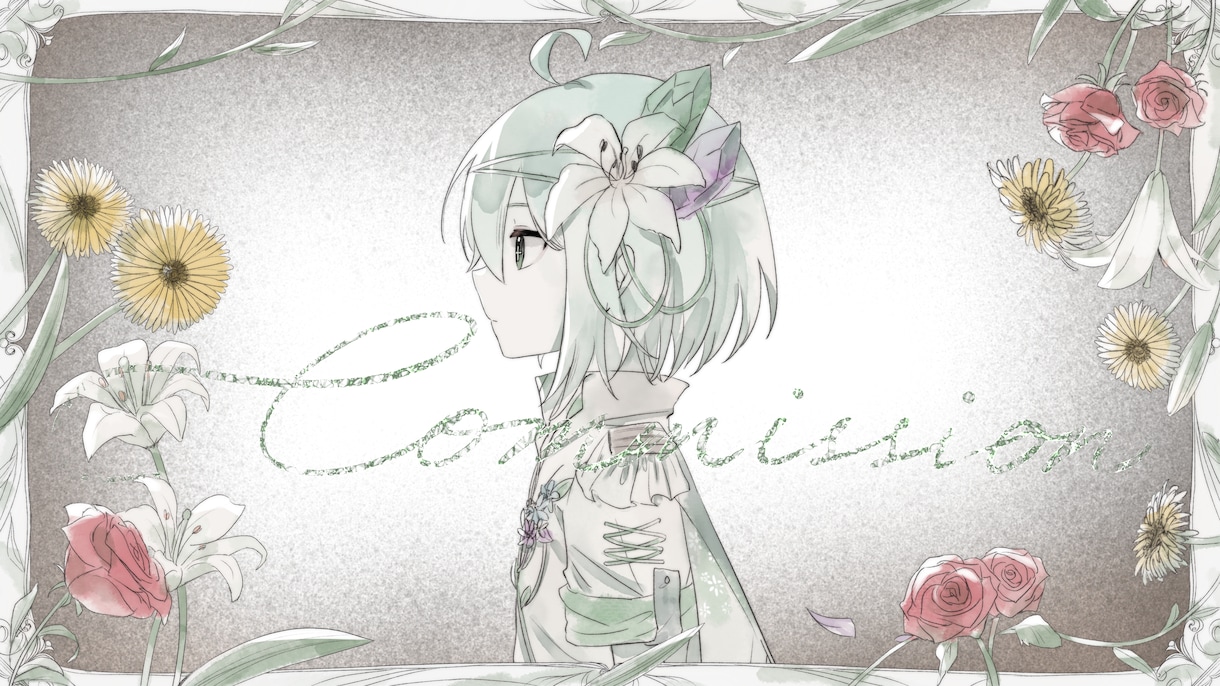 お手頃価格◎ボカロ・音楽作品向けMV一枚絵描きます 歌ってみた・オリジナル曲・CD配信ジャケット・キービジュアル イメージ4