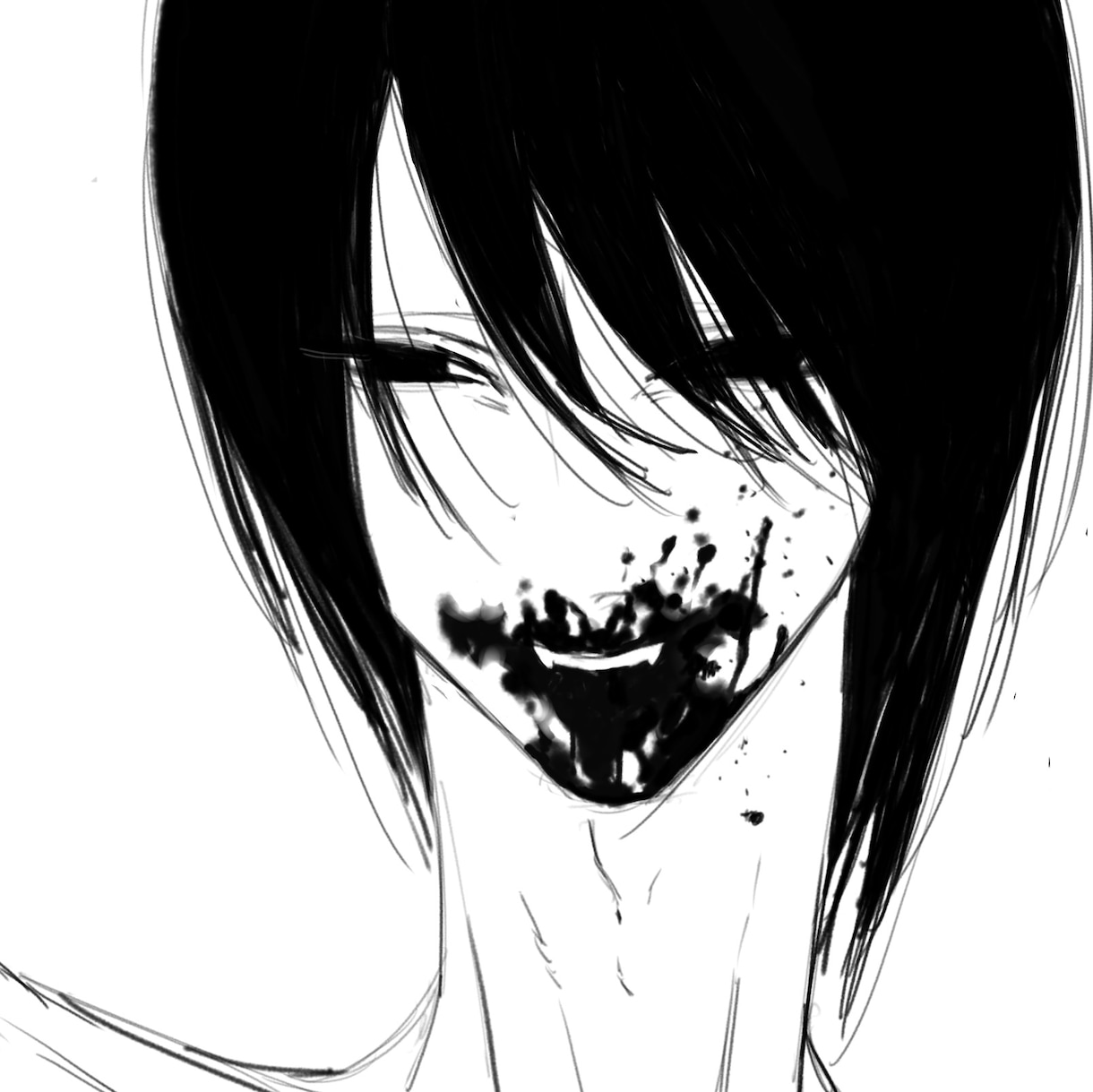 アイコンなど、モノクロで主に男性イラストを描きます あなた専用のキャラデザイラストを描きます イメージ2