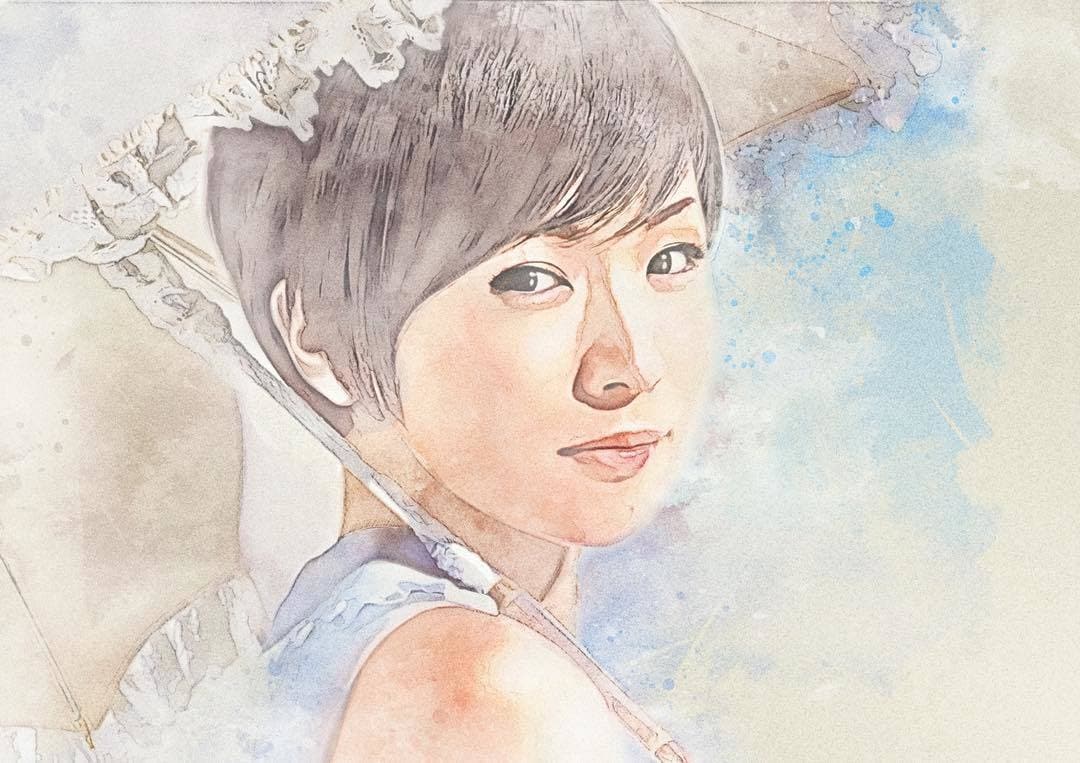 写真から精密模写し、リアル水彩画風似顔絵を作ります ウェルカムボード,記念日にオシャレかわいい&かっこいい絵を！ イメージ5