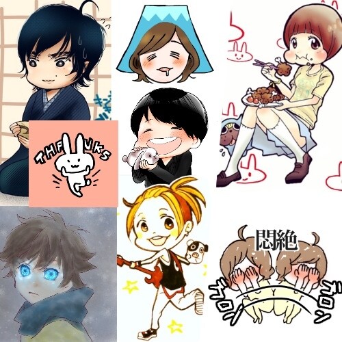 SNSブログの挿絵グッズLINEスタンプ描きます DMください(^^) TwitterキャスLINEキャラデザ イメージ3