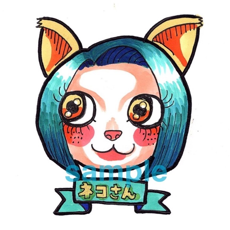 あなたのSNS用アイコンをコピックで描きます パキッとした色合いで彩色されたアイコンはいかがですか？ イメージ4