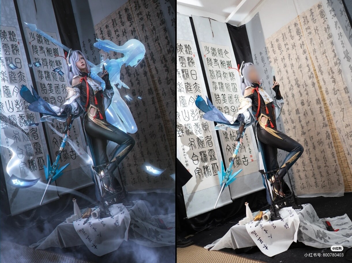 Cosplay画像修正・加工・合成できますます 顔の修正。エフェクト追加など写真をアニメに近づける イメージ1