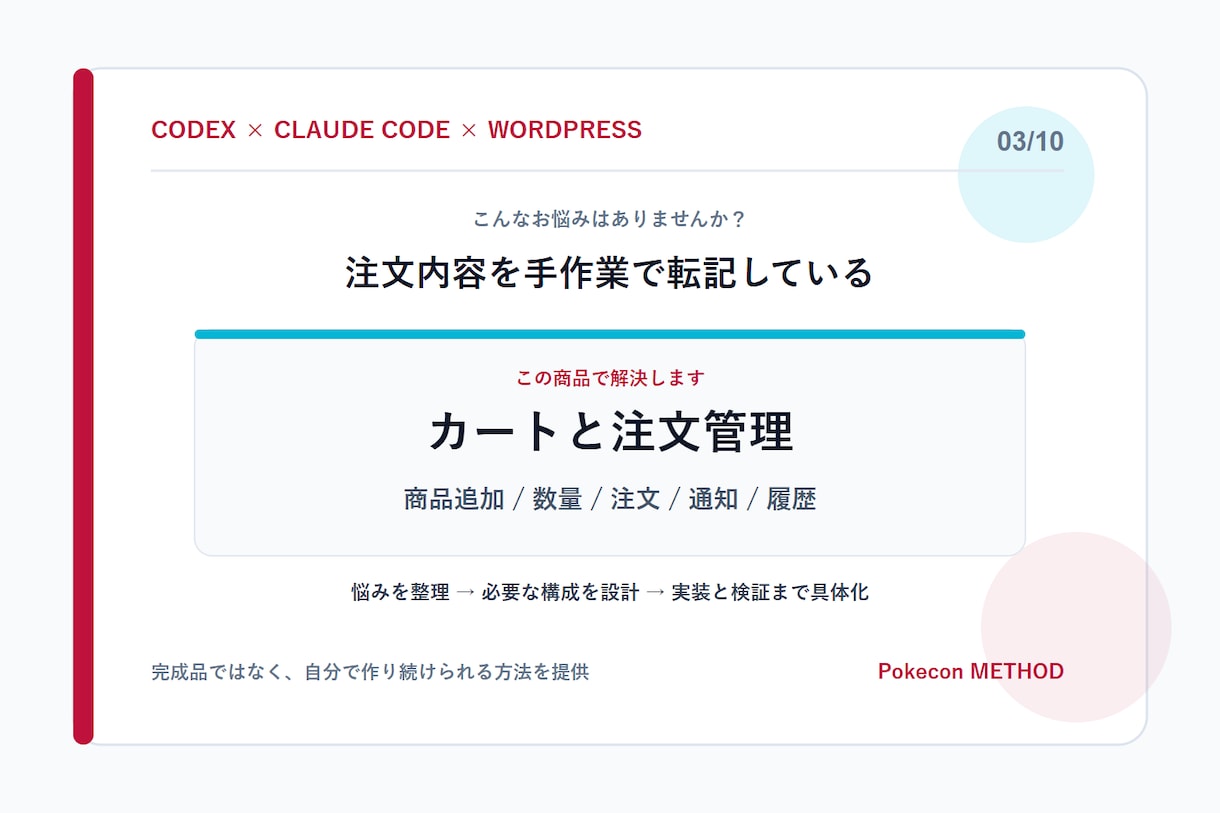 Codexで予約EC会員サイトを設計します 複雑な業務機能を分解して実装する方法を習得 イメージ3