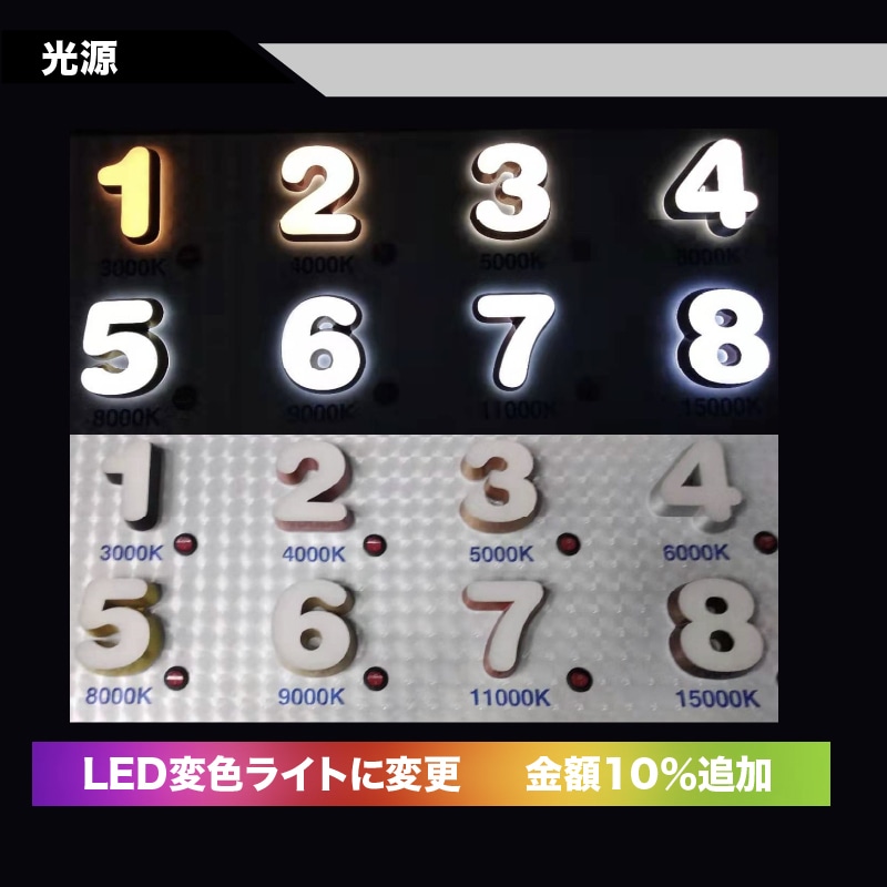 アイアン　LED抜き文字サイン 電飾看板作成します ステンレスLEDボックス 店舗用 看板 イメージ9