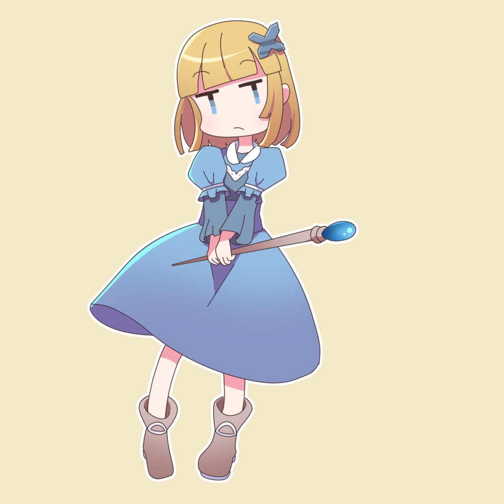絵本のようなタッチでイラストを制作致します アイコン、ゲーム立ち絵など、ぷにっとかわいく魅せませんか？ イメージ2