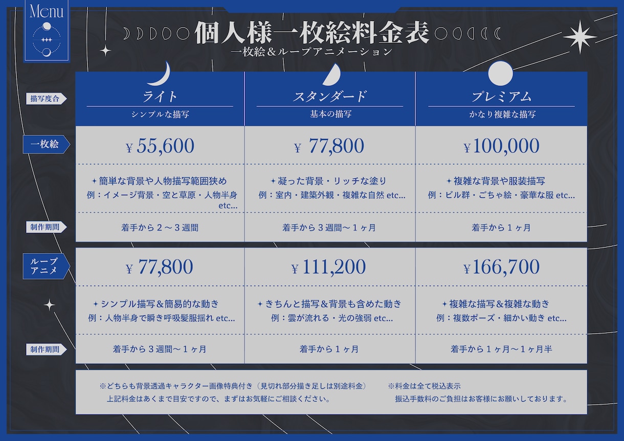 世界観表現に✧Live２Dループアニメ制作します 商用利用料込｜待機画面やMV等に｜イラストのみの依頼も可能 イメージ3