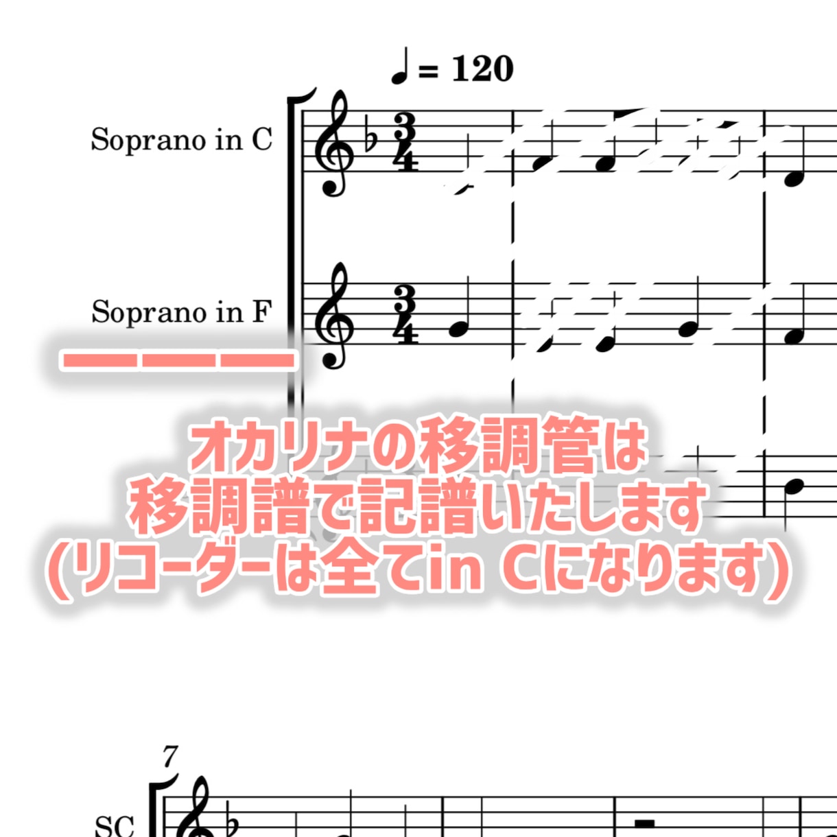 オカリナ・リコーダーのオリジナル曲を作曲します 様々な演奏シーンにお応え！作曲首席卒が制作 イメージ5