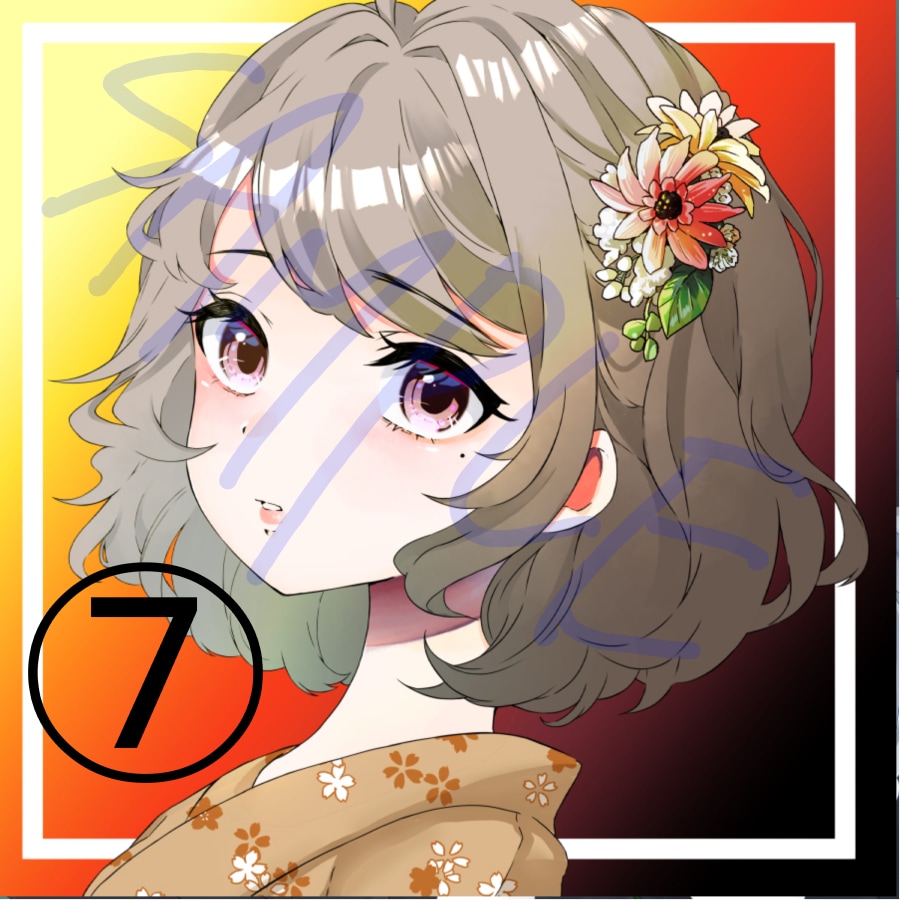 1点物!!完成済アイコンイラストを販売します 商用利用OK!自分の好みのアイコンがGETできるかも?! イメージ7