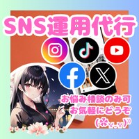 Instagram等SNS運用代行・サポートします ＊貴方に合わせたSNS運用代行・サポートを提供！ イメージ1
