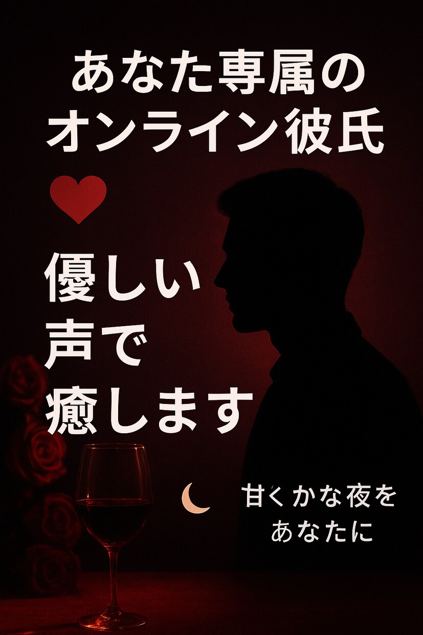 甘く癒す寂しい夜に優しい会話を届けます 少しだけ特別な夜を、あなたと過ごしたい イメージ1