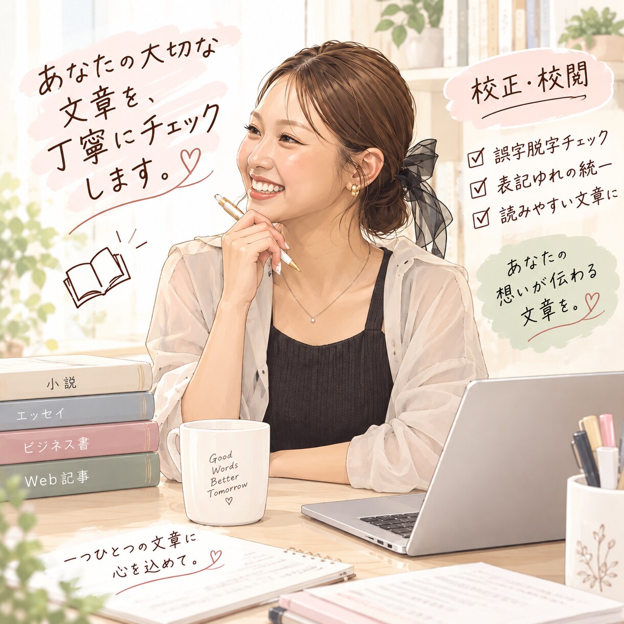 出版社勤務！実績累計450冊あります 出版社4年勤務！毎日校正・校閲しています！(累計約450冊) イメージ1
