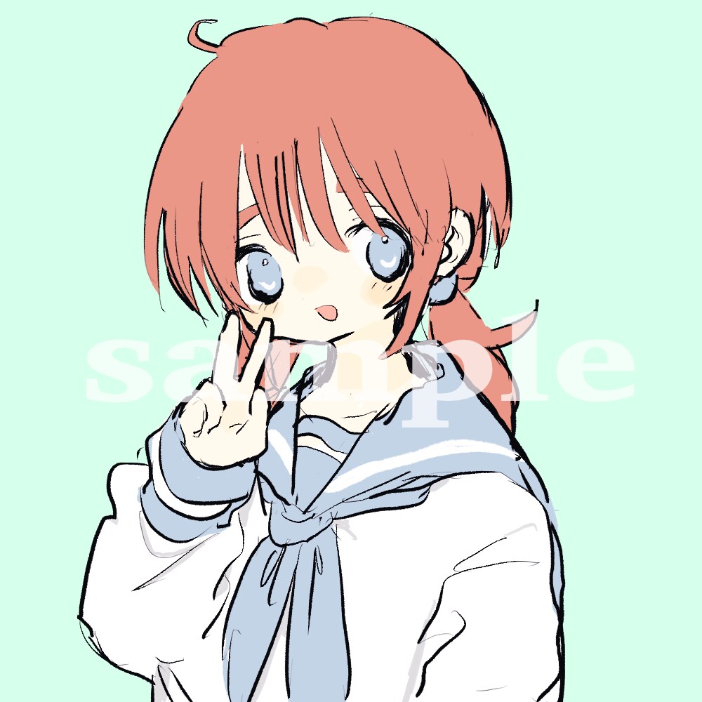 かわいい絵柄でアイコン描きます 通常頭身、デフォルメどちらもお任せ下さい！ イメージ2