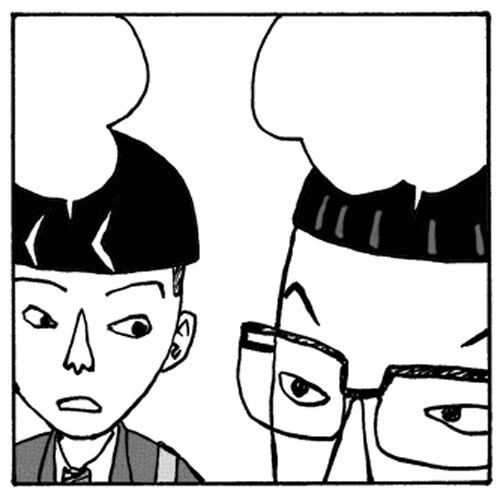 チープでクセのある漫画チックなイラストを描きます かわいらしくないけど、独特なタッチが特徴です。 イメージ4