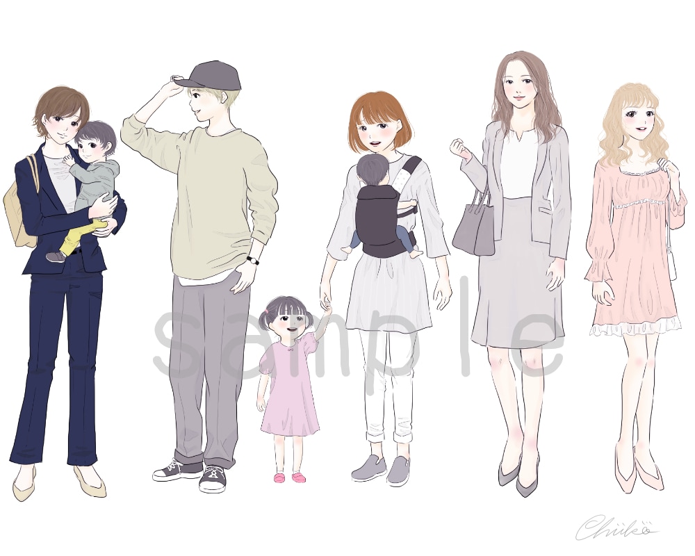 個人・商用可◎ほんわかあったかいイラストを描きます アイコン、挿絵、プレゼントにも◎ イメージ9