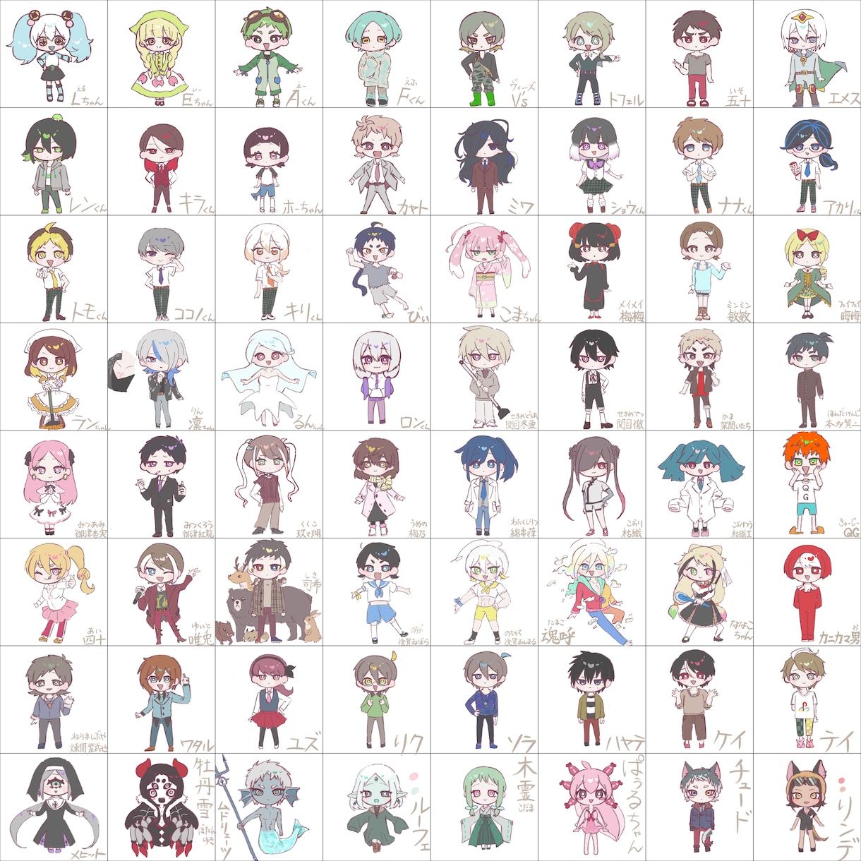 ふわふわイラスト描きます ミニキャライラストを直ぐにお届けします！ イメージ5