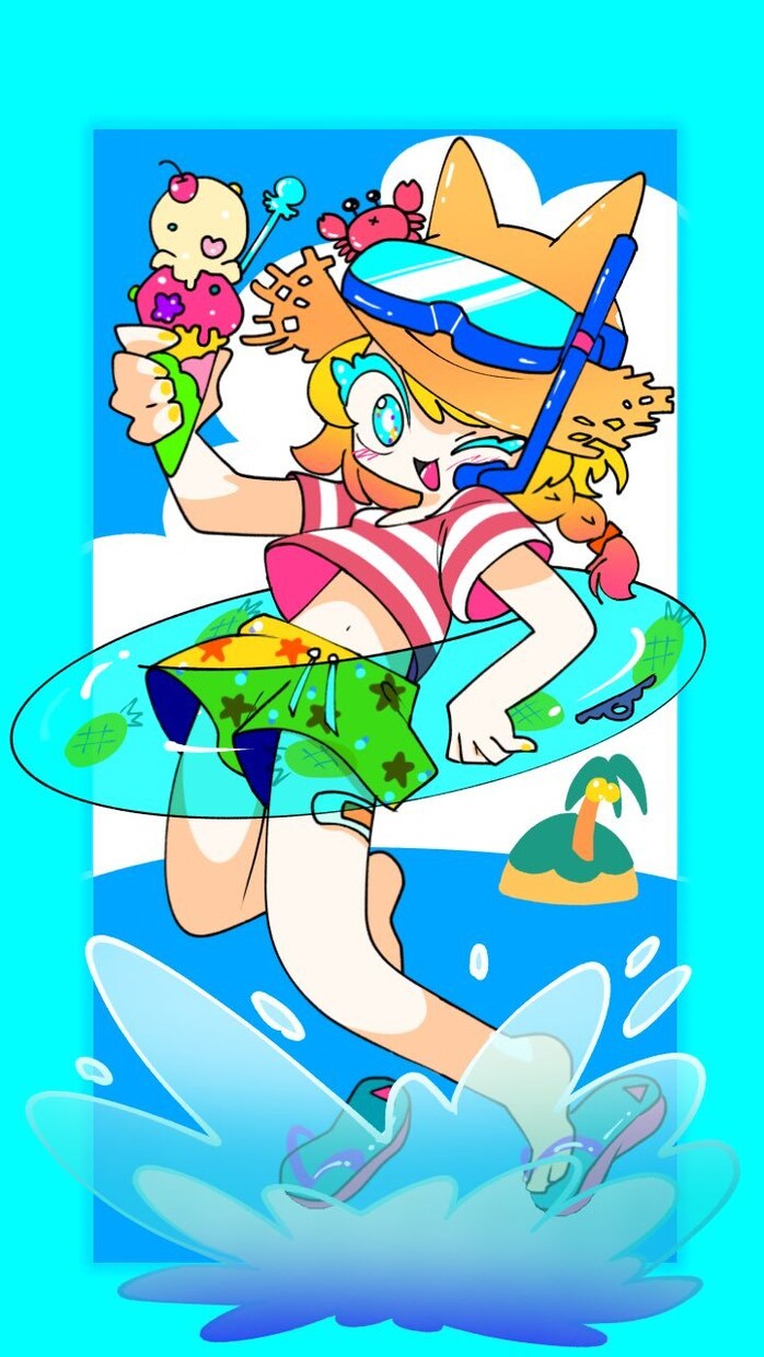 オリジナルキャラクターのイラスト描きます ポップカワイイデフォルメ絵を提供致します！ イメージ7