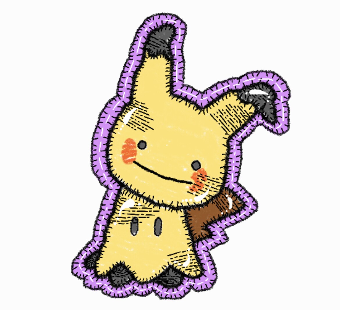 ワッペン風ネームアートを制作致します デニムポッケにワッペンを付けた感じのイラストです。 イメージ6