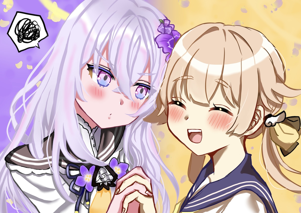 好きなキャラやオリジナルキャラ描きます SNSなどのアイコンをあなた用のイラストに描きます イメージ4