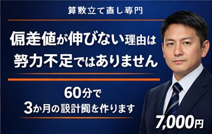 中学受験｜偏差値を伸ばす学習設計セッションします 何を・いつ・どうやるかを明確化します イメージ1