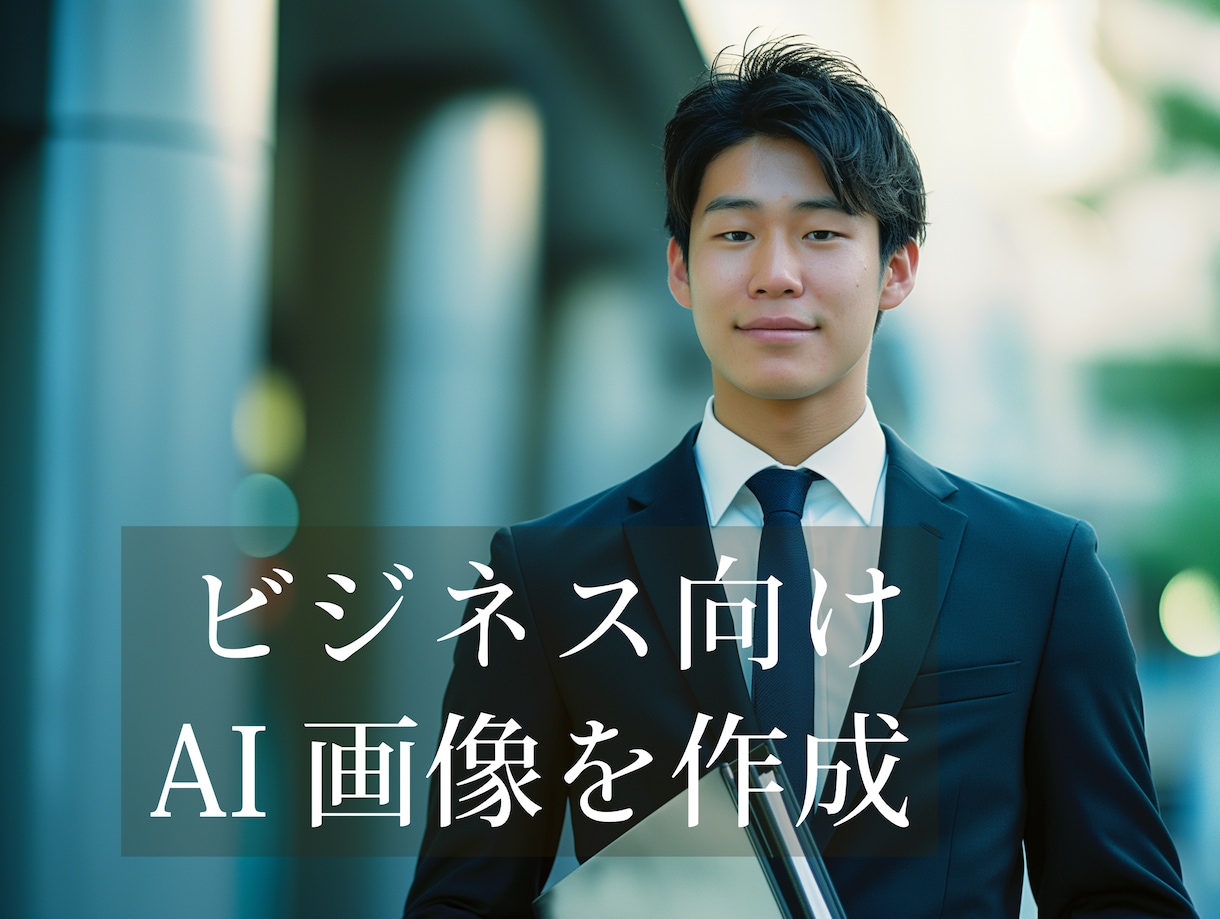 ビジネスやサービスのWEB用のAI画像を作成します 生成AIを用いたビジネス用画像を作成します。 イメージ1