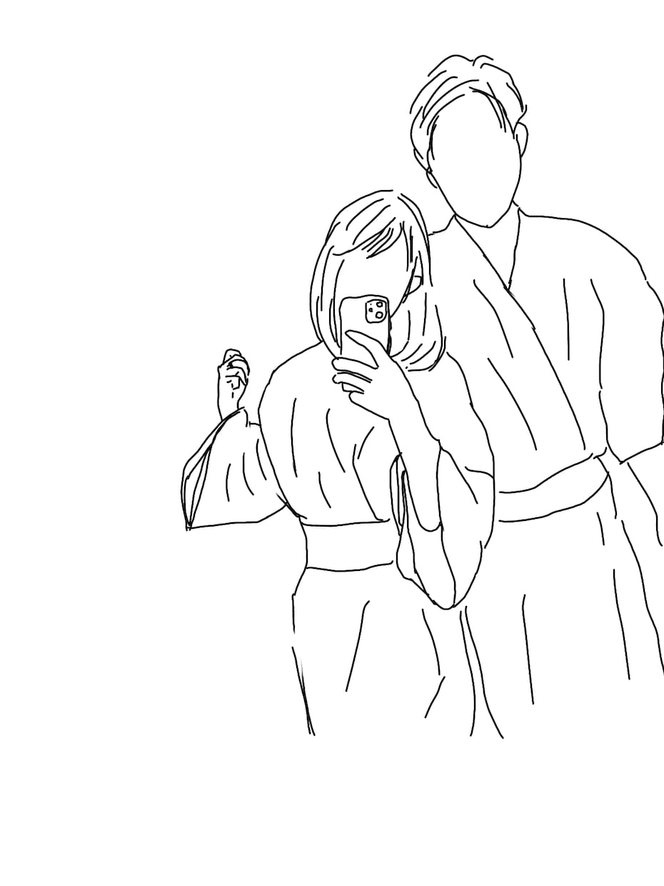 お写真を元に線画描きます お写真を元にシンプルな線画お描きします♪ イメージ2