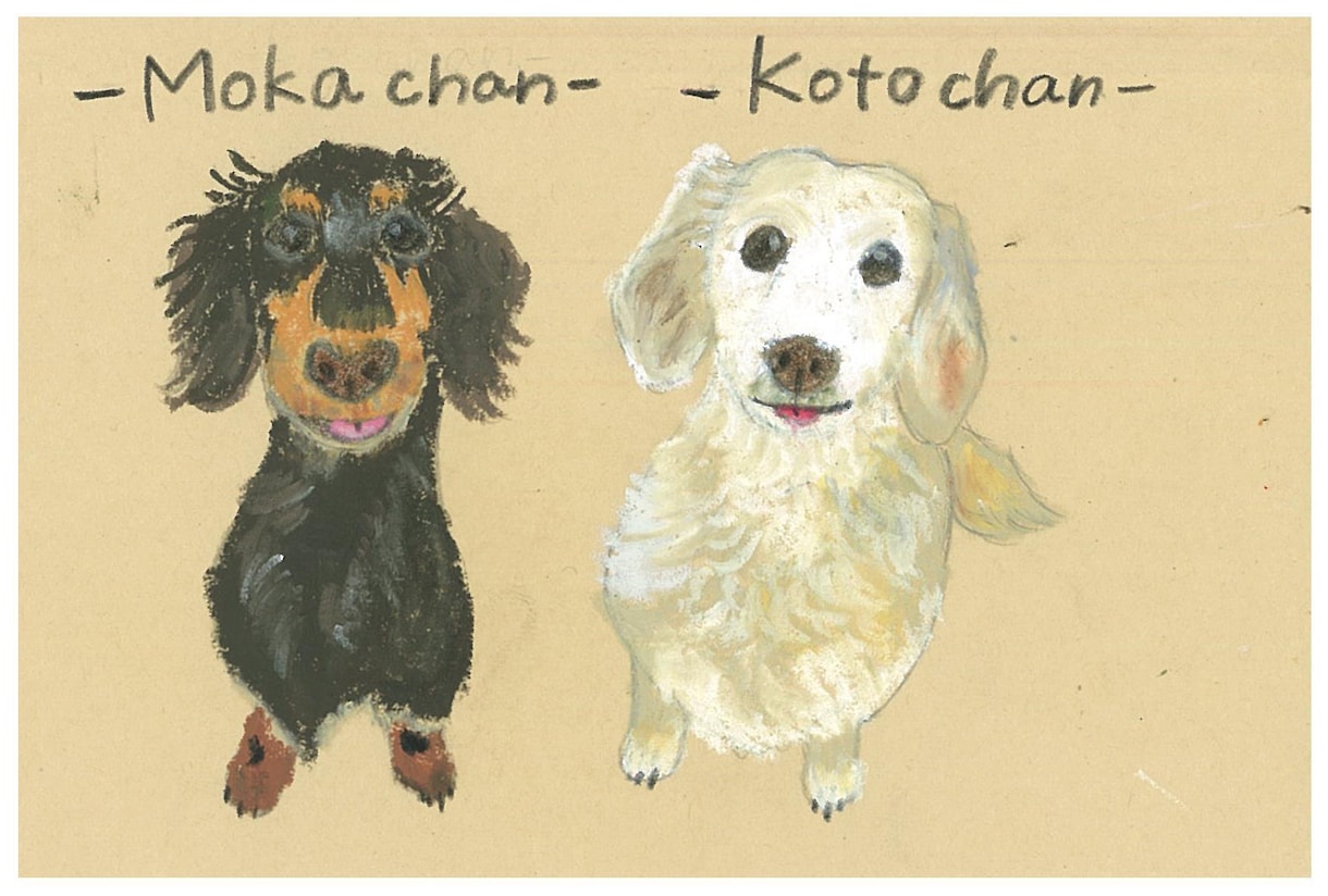愛するわんちゃんの似顔絵を描きます 虹の橋を渡ったわんこの思い出や愛犬家の友人へのプレゼントに イメージ3