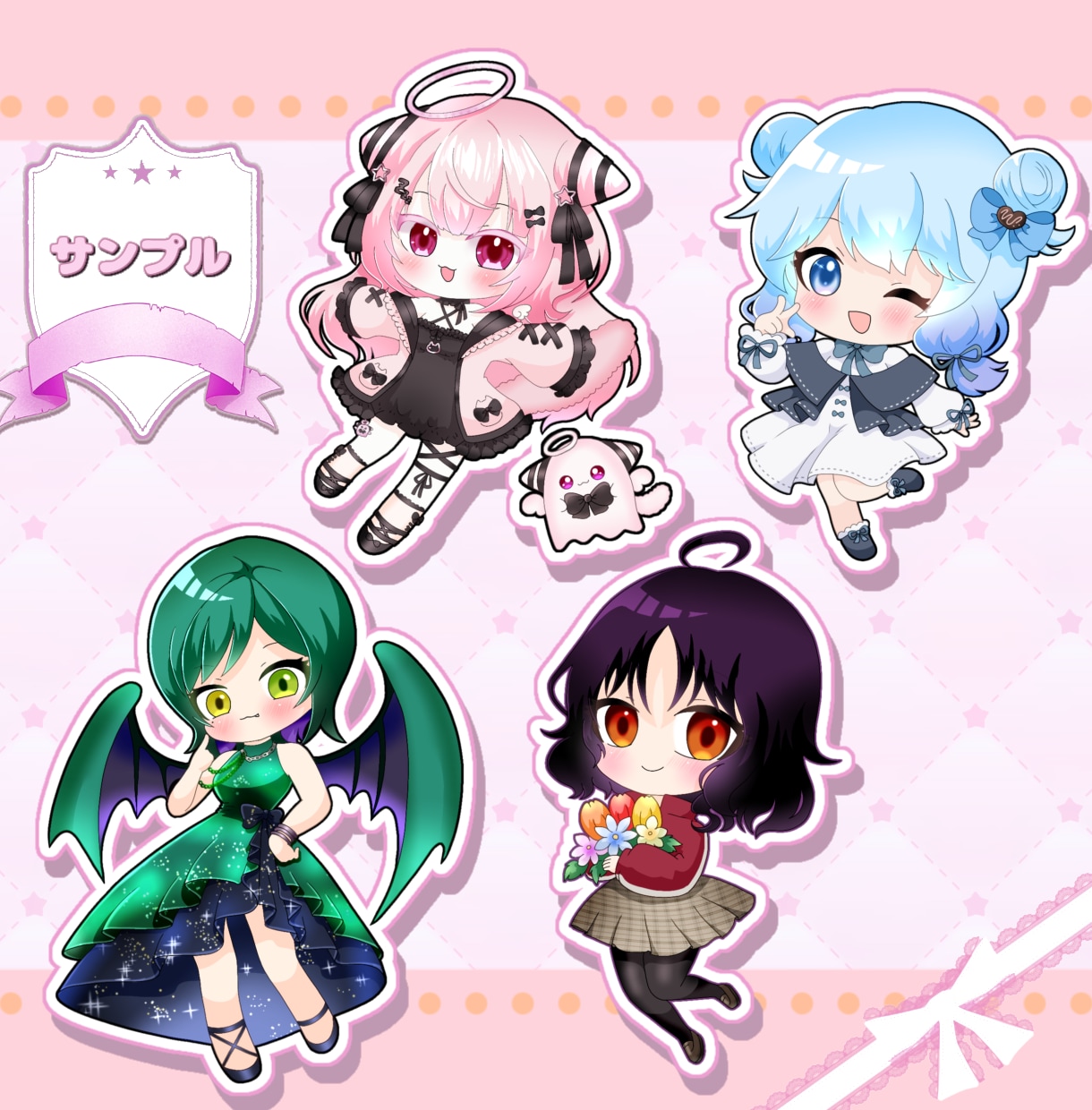 かわいいと言われるSDイラストお描きします ずっと使いたくなるミニキャラを提供いたします！ イメージ6