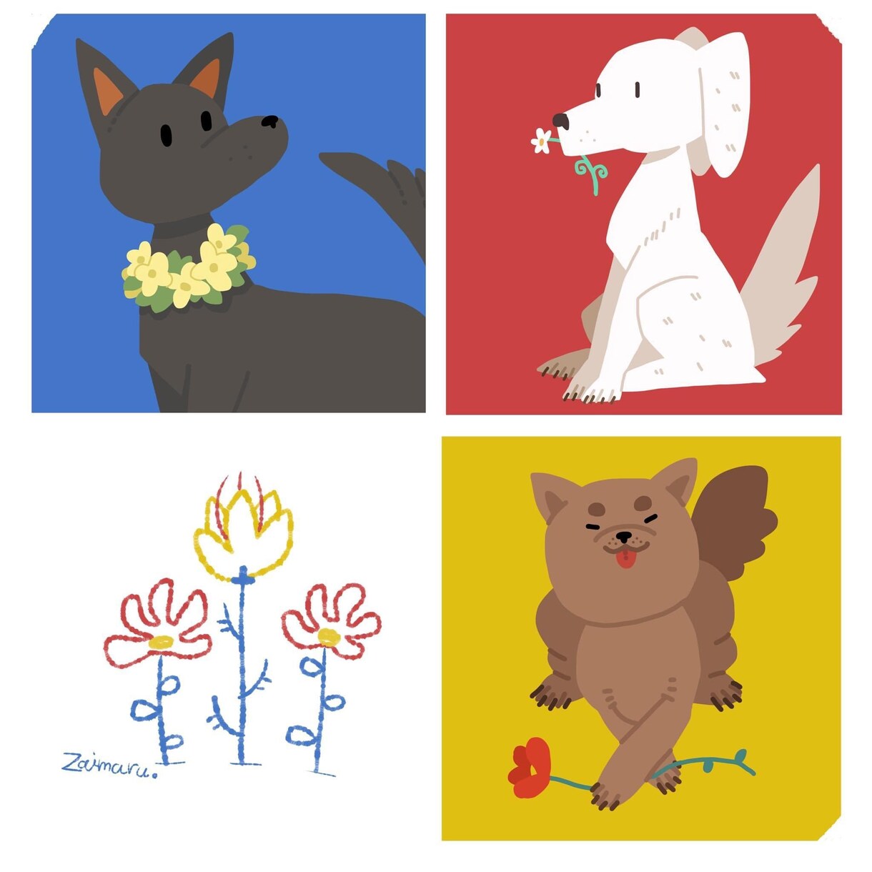デフォルメで動物イラスト描きます ペット似顔絵、キャラクターデザイン、ポップなどおまかせを！！ イメージ4