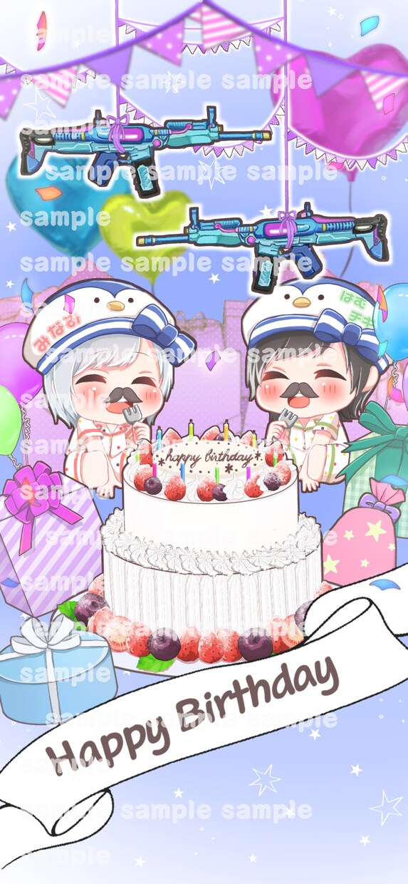 PUBGイラスト描きます かわいいミニキャラであなただけのイラスト描きませんか？ イメージ6