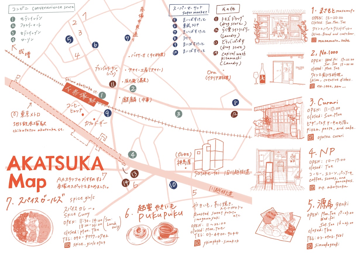 まち歩きマップ、イラストマップ描きます 地域の宣伝や、旅行の思い出などに イメージ3