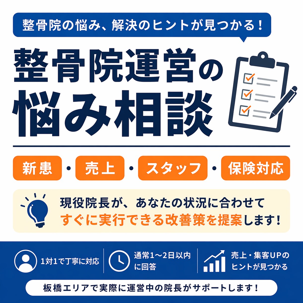 新患ゼロで悩む整骨院を現役院長が立て直します 業界２５年の現役院長が具体的な改善策を提示します イメージ1
