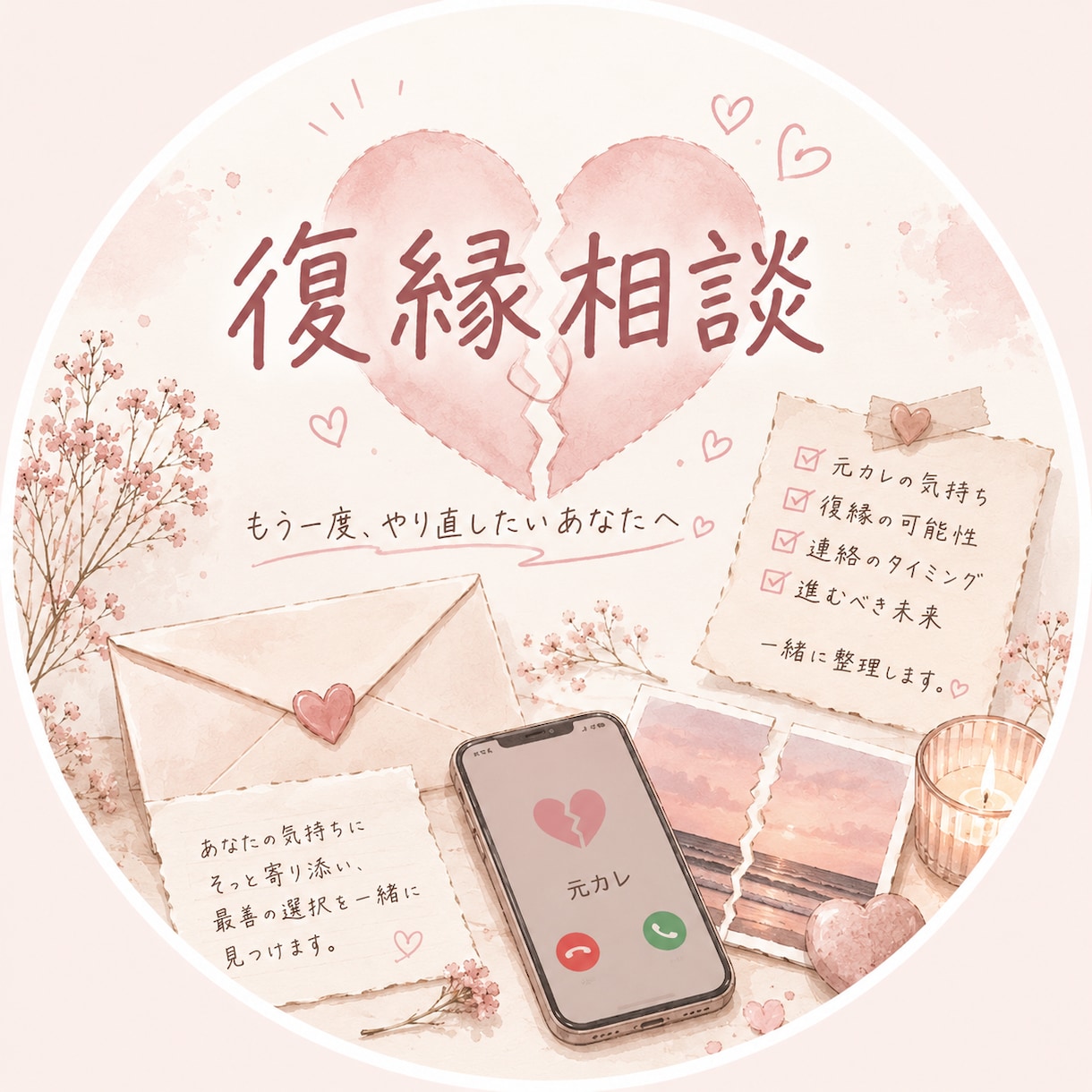 復縁結婚の経験者が復縁したいあなたのお悩み聴きます 元彼とやり直したい…友達に言えない本音、否定せず聴きます イメージ1
