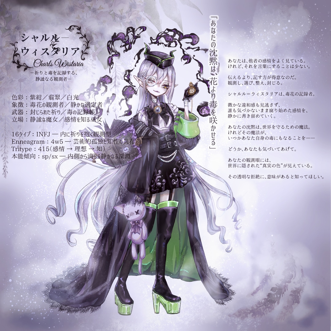 あなたを宝石・神話に喩えてキャラ化イラストにします 診断＋創作キャライラスト付き！ イメージ3