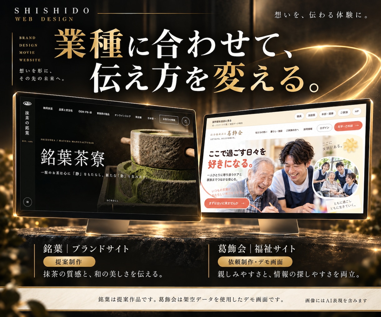 映像とデザインで企業の魅力が伝わるHPを制作します 映画のような映像美と事業が伝わる構成を両立 イメージ5