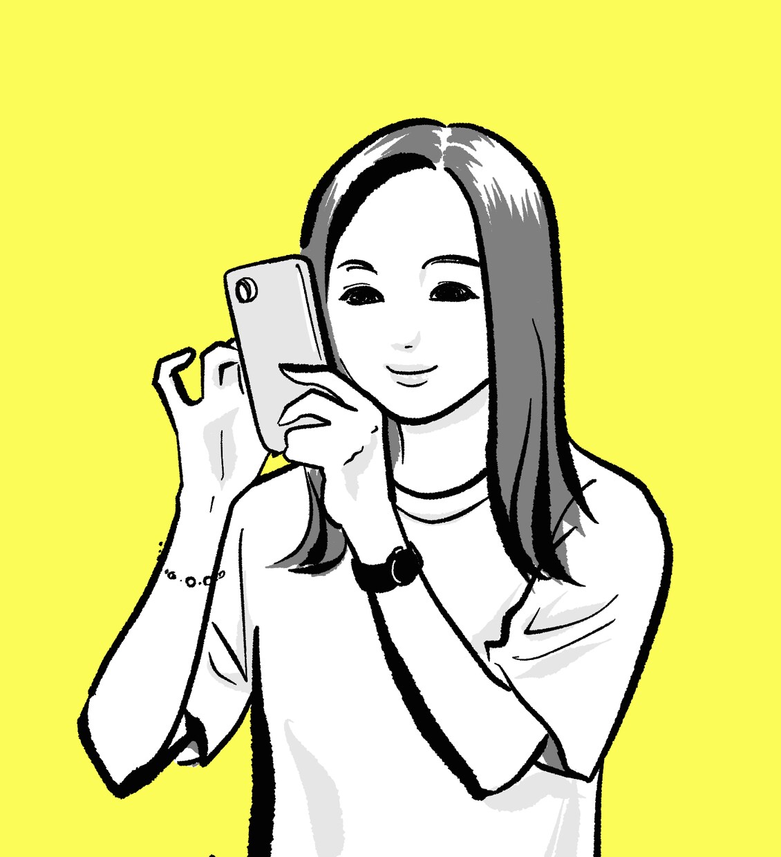 お写真の雰囲気を活かしたイラスト描きます シンプルなモノクロ線画のイラストで表現します◎ イメージ5