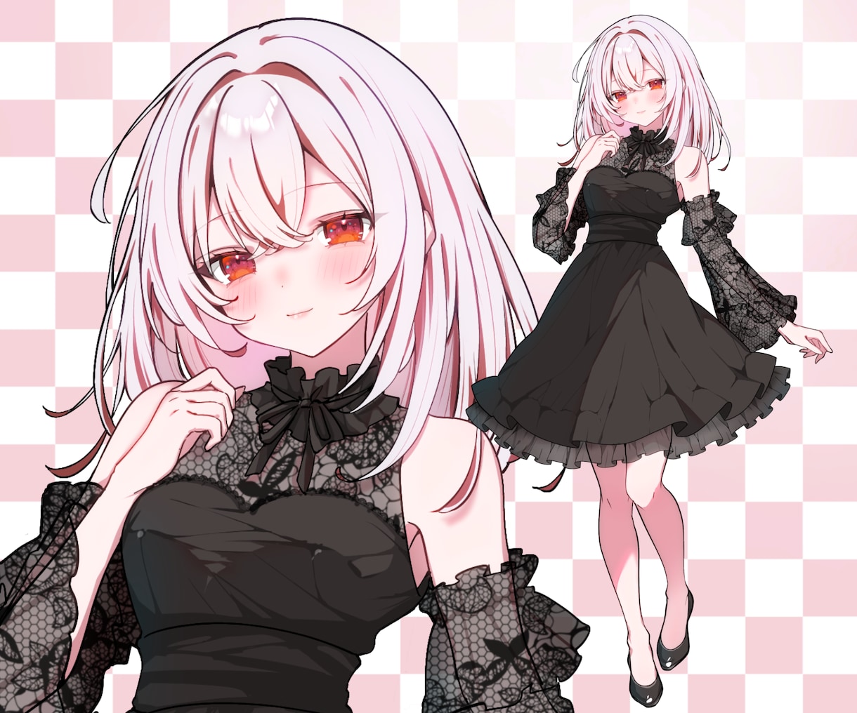 実績◎アイコン、サムネ、立ち絵宣材イラスト描きます 商用利用◎・SNSのアイコンや動画のサムネ、配信用立ち絵など イメージ7