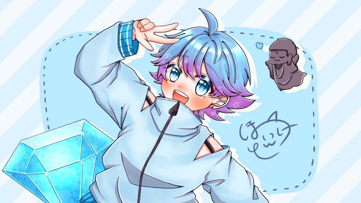 あなたの希望に沿ったイラストを作成します ゆるふわキャラクターに自信あり！！ イメージ2