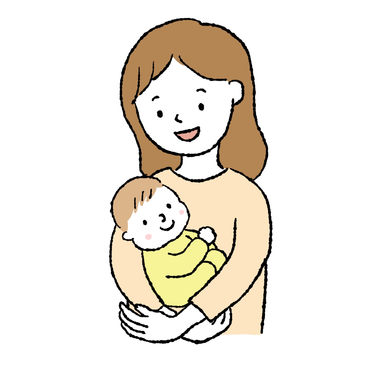 ほのぼの可愛いイラストをお描きします ⭐︎子育てや女性向けのテーマの挿絵におすすめです！ イメージ2