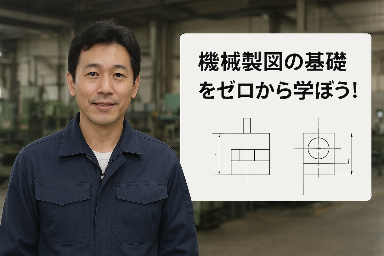 機械製図の基礎知識をオンラインで教えます 機械図面の理解不能も受講後に理解可能に イメージ4