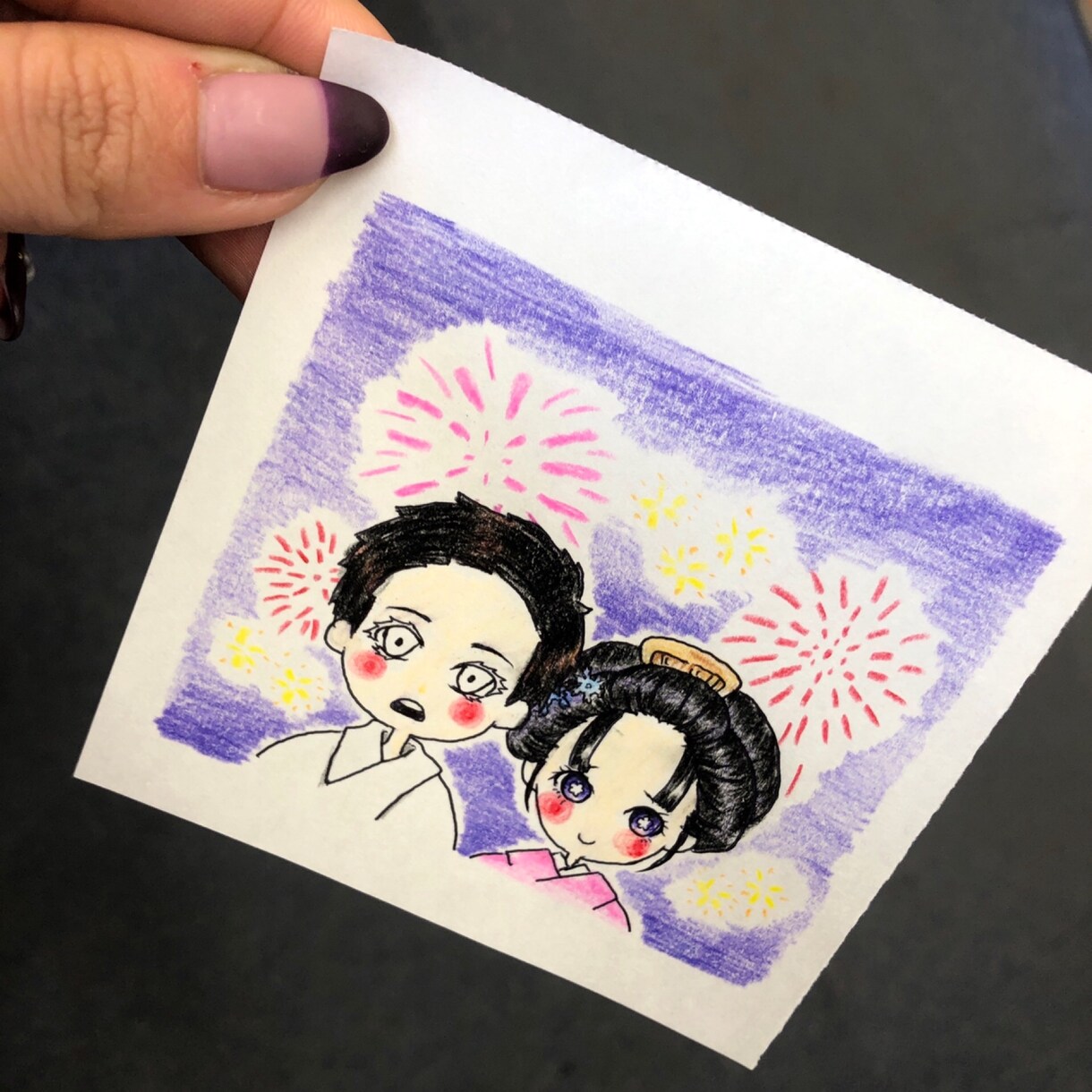 既存キャラクターを私の絵柄で書きます 贈り物のワンポイント、付箋等として！ イメージ3