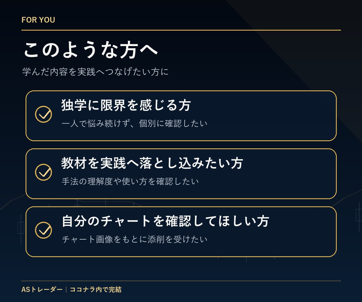 3名限定でFXを個別指導します 基本1週間｜教材・サインツール付きの個別レクチャー イメージ7