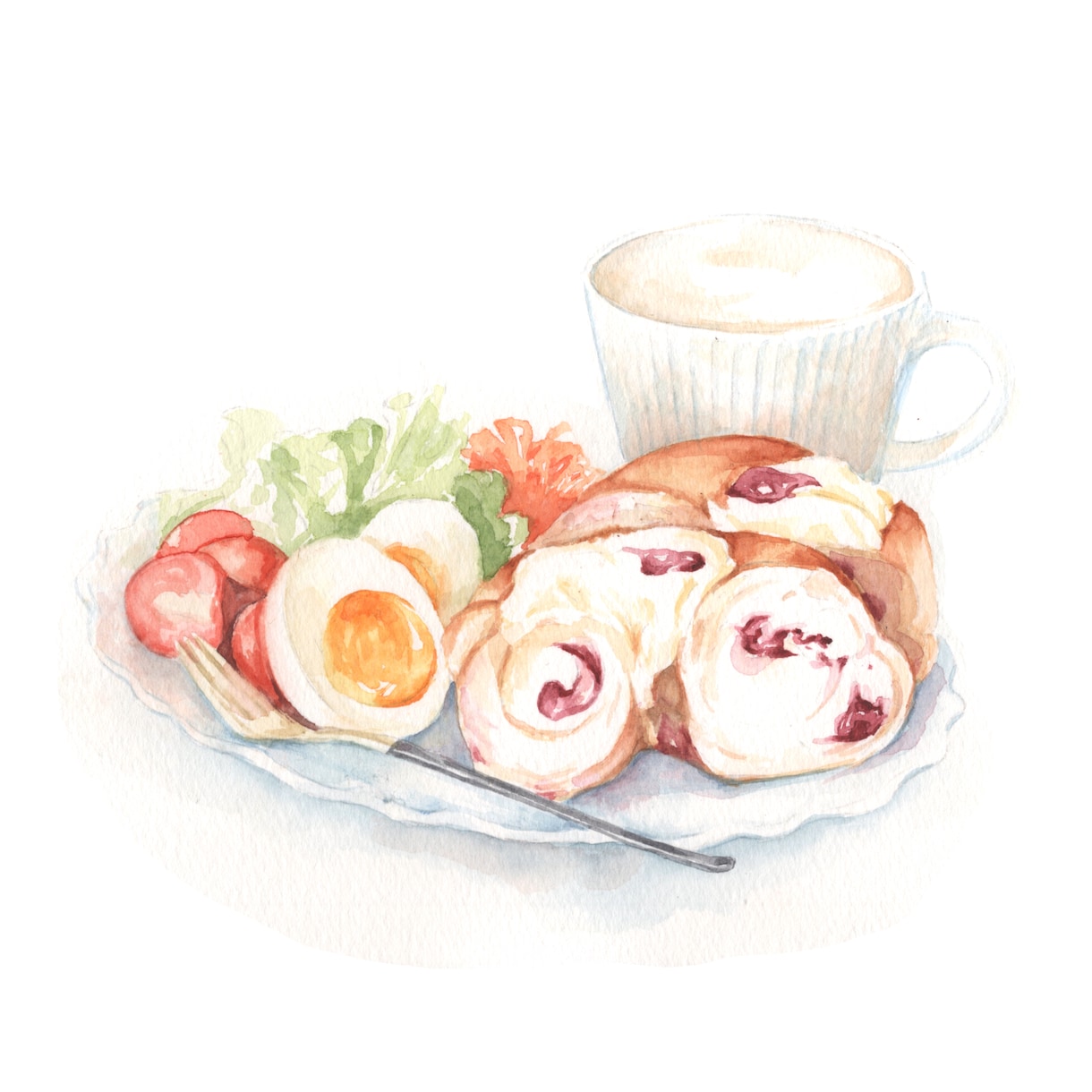 水彩画でスイーツのイラストを描きます 〜丁寧なヒアリング〜　温かく優しいタッチが得意です♪ イメージ3