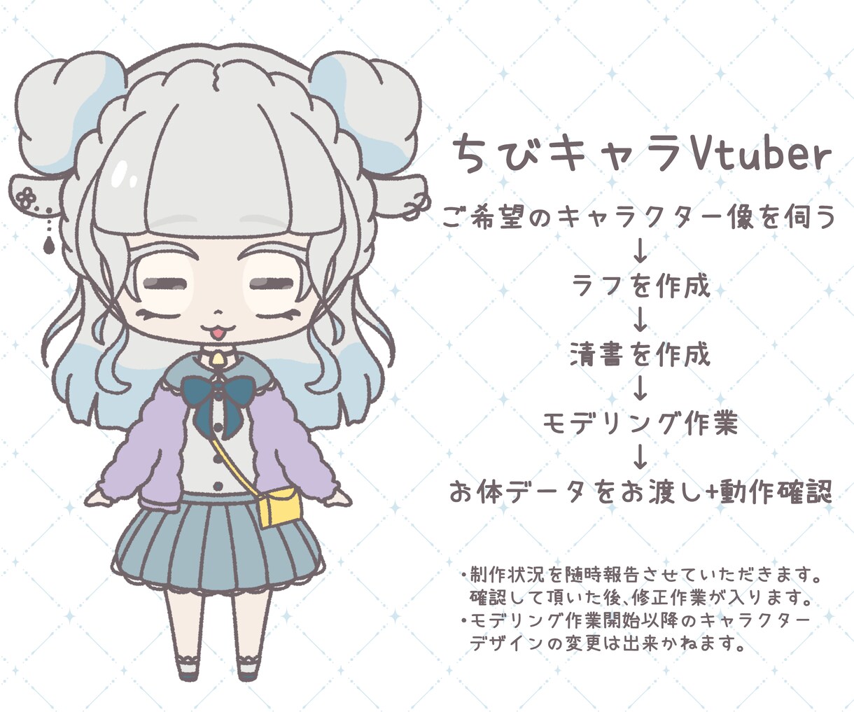 ちびキャラVtuberデビューセットつくります 配信活動をはじめたい人におすすめ！ イメージ4