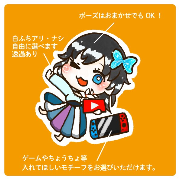 商用可♪SNSで使いやすい似顔絵・アイコン描きます SNSサムネイル、名刺、動画配信用キャラクターに イメージ3