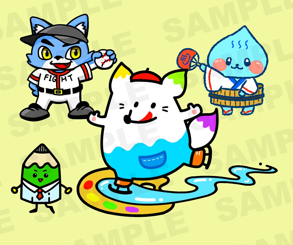 オリジナルキャラクターお描きします SNSや宣伝に！かわいいイメージキャラクターを載せませんか イメージ2