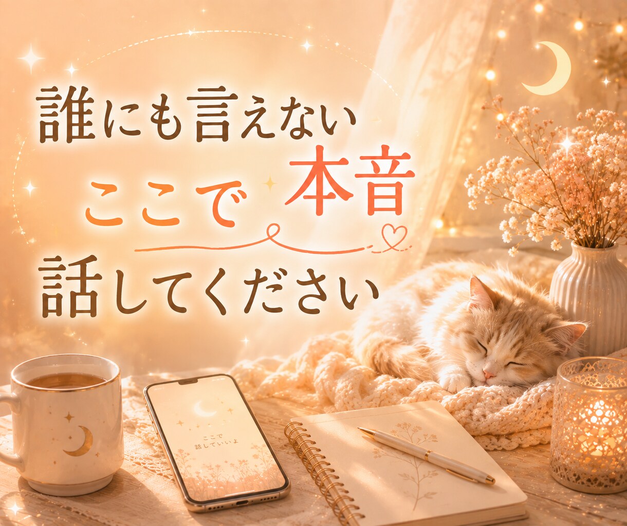 30分チャット｜誰にも言えない本音をお聞きします 電話は苦手…でも今すぐ誰かに聞いてほしい時に イメージ4